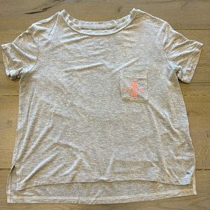 Size XS American Eagle soft and sexy grey cropped t shirt